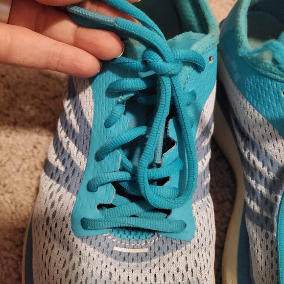 Salomon Women's Blue and White Athletic Shoes - Picture 11 of 14